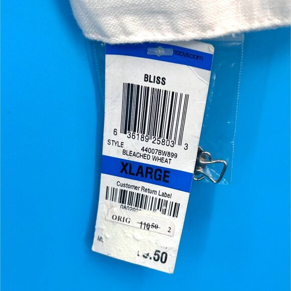 NWT INC INTERNATIONAL CONCEPTS MILITARY STYLE IVORY LINEN BLAZER JACKET - XL - Picture 8 of 9